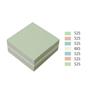 Self-adhesive cube note, 76x76mm, 400 sheets, STICK N, forest colors pastel mix